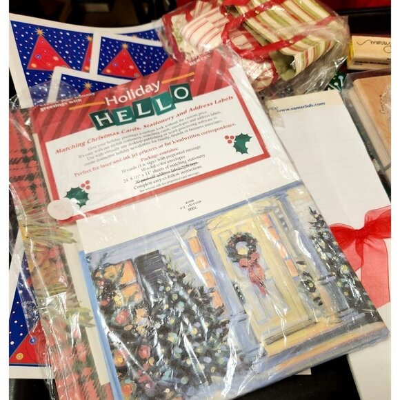 Assorted Christmas Scrapbooking Enphemera & Cardmaking Supplies - Picture 10 of 14